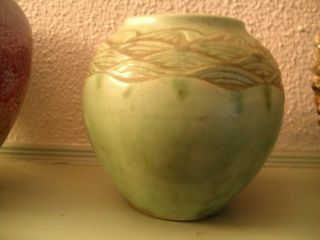 Rare Shearwater Arts and Crafts Pottery - You This 4
