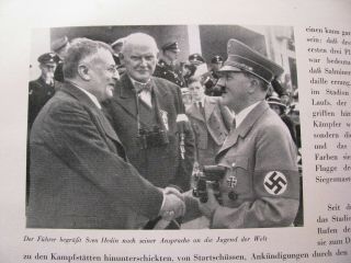 1936 OLYMPICS GERMAN ORIG.  PHOTOBOOK – NAZI – WWII – ADOLF HITLER –JESSE OWENS 5