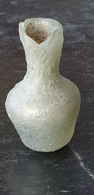 Roman Miniature Glass Vessel poss perfume rare 1st century AD 2