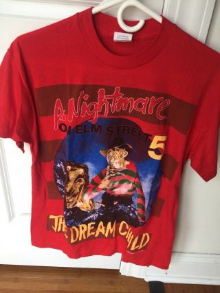 Vintage A Nightmare On Elm Street 5 T - Shirt,  Freddy Krueger