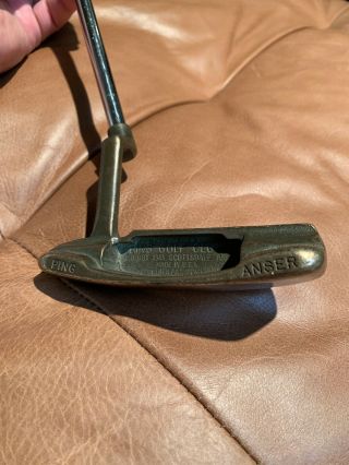 RARE 60 ' s Ping Scottsdale Anser Putter w/shaft band 3