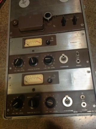 Vintage Ampex Tube Reel To Reel Tape Player