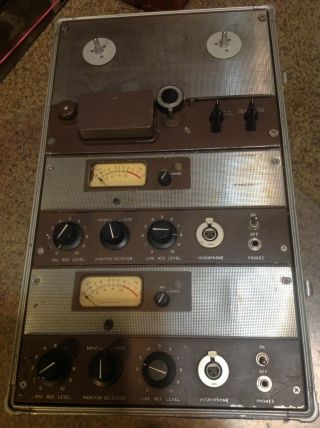 Vintage Ampex tube reel to reel tape player 9