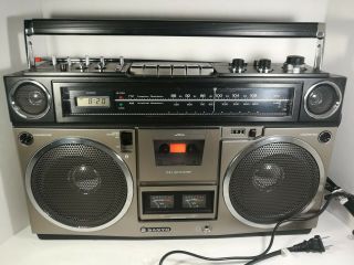 Sanyo M 9990 M9990 Stereo Boombox | Vintage Boom Box 1980