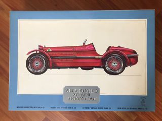 Pocher 1/8 Scale Alfa Romeo 8c 2300 Monza 1931 Kit No.  71