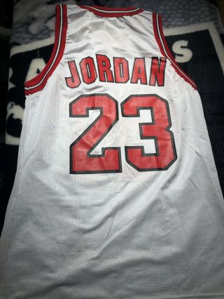 VTG Champion Jersey Michael Jordan Chicago Bulls NBA @ 50 Gold Logo Sz 40 NWT 4