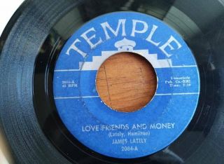 James Lately - Love Friends And Money (temple) Top Rare Northern Soul 2 - Sider 45