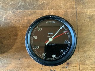 Smiths Chronometric speedo & Tachometer RC95 Tell Tale & V.  Rare 180 MPH speedo 3