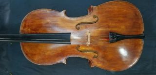 Vintage 1914 Italian Cello 4/4,  Labeled By Luigi Galimberti