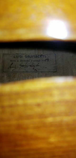 Vintage 1914 Italian cello 4/4,  labeled by Luigi Galimberti 7