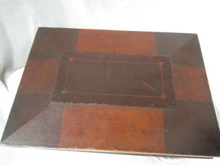 Antique Wood Inlay Box - All 11 " X 8 " Victorian Era