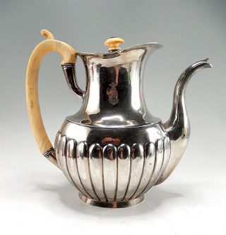 RUSSIAN SILVER COFFEE POT ADOLF SPER ST.  PETERSBURG 1837 10