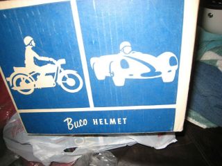 TWO Vintage 1970s Buco Helmet / Buco Bantam / small ? White Box 10