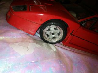 Pocher Ferrari f40 1/8 Model ALL METAL toy car vtg automobile 2