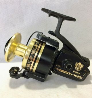 2X Vintage old fishing reel Daiwa Millionmax SS - 9000 made in Japan 3