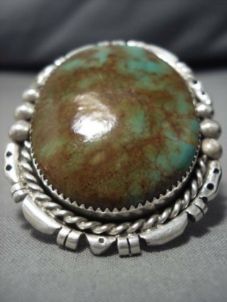 Vintage Navajo Royston Turquoise Sterling Silver Native American Ring