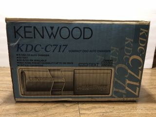 Kenwood Kdc - C717 10 - Disc Cd Changer Vintage In The Box