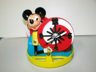 Marx Toy Mickey Mouse Krazy Kar Battery Clock One Of A Kind From Erie Museum