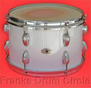 Vintage Slingerland 12 " Tom White 3ply Re - Rings Drum