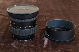 RARE Rollei Zeiss Planar 110mm f2 HFT PQ Lens & Both caps & Metal hood 2