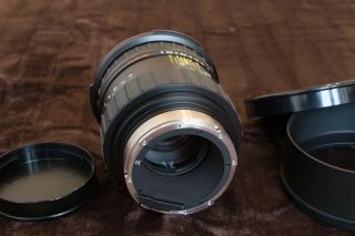 RARE Rollei Zeiss Planar 110mm f2 HFT PQ Lens & Both caps & Metal hood 8