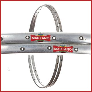 Nos Martano Strada Rims 28 " 700c 36h Vintage Tubulars 70s Road Racing Masi