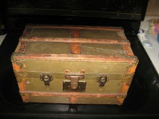 Extremely Old Well Decorated Primitive Chest Well Made And Decorated Very,