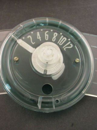 NOS 1940 ‘s - 1950 ‘s Vintage Accessory Wind Deflector Speedometer ‘ Speedector ’ 4