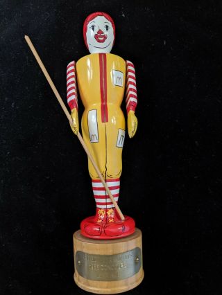 Vintage Ronald Mcdonald Collectable Statue Trophy 1988 Ferrari Fest 1st Place
