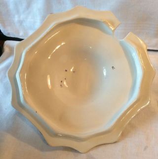 Gaudy Welsh Dutch Wedgwood & Co.  Royal Semi Porcelain England Soup Tureen 1890 - 1 8