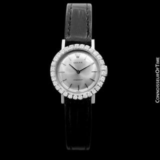 1970 ROLEX Cellini Vintage Ladies 18K White Gold & Diamond Watch, 5