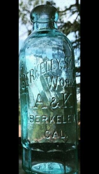 Ex Rare Berkeley Hutch Soda " Berkeley Soda A&k "