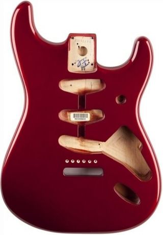 Fender Vintage 60s Stratocaster Replacement Body Candy Apple Red 0998003709