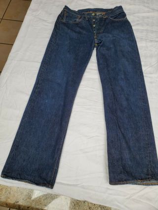 Levi ' s 501 Women ' s Big E Double X Vintage Denim Jeans 2