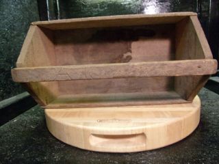 VINTAGE LAKESHIRE CHEESE CRATE WITH HANDLE WOODEN BOX Lakeshire York,  N.  Y 5