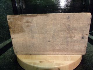 VINTAGE LAKESHIRE CHEESE CRATE WITH HANDLE WOODEN BOX Lakeshire York,  N.  Y 6