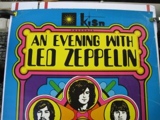 Rare 1970 Led Zeppelin Portland 3.  23.  70 Concert Poster by C.  Weinstein 2