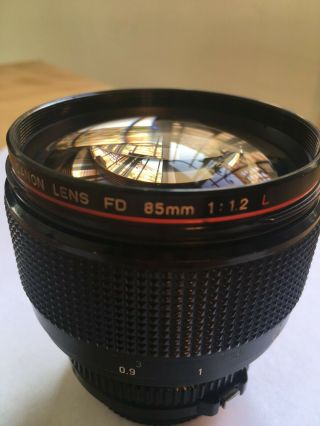 Vintage Canon FD L lenses: 24m ƒ1.  4L 50m ƒ1.  2L 85m ƒ1.  2L « 20 - 35mm L,  35 - 105 4
