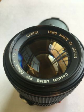 Vintage Canon FD L lenses: 24m ƒ1.  4L 50m ƒ1.  2L 85m ƒ1.  2L « 20 - 35mm L,  35 - 105 6