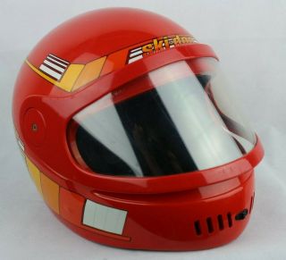 Ski - Doo Snowmobile Full Face Helmet Size L 7 1/4 - 7 3/8 1990 Vintage Collectable