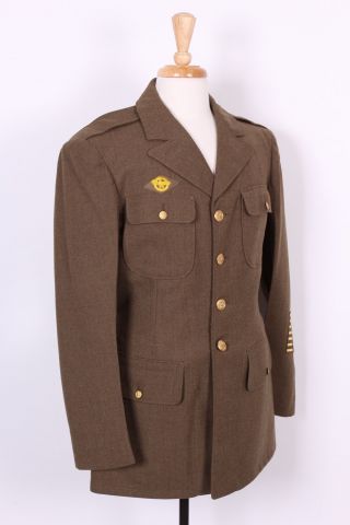 Vtg 1943 Wwii Us Infantry Uniform Jacket Pants Usa Size 38 - 40 Long