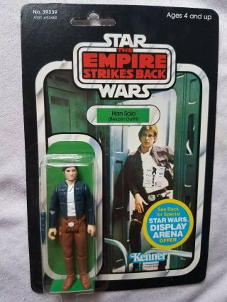 Star Wars - Han Solo - Bespin Outfit - Moc On Esb 45 Back Card - Great Vintage