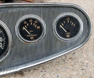 Vintage Art Deco Maxim - Pitman Snorkel Fire Truck Instrument Panel,  Speedometer 3