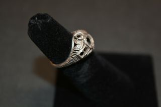 Antique Art Deco Vintage Ring Setting Mounting Mount Platinum 4 - 5mm 2