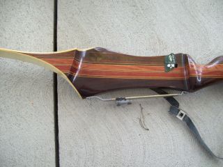 VINTAGE THE HOWATT DEL REY RIGHT HAND RECURVE BOW 4