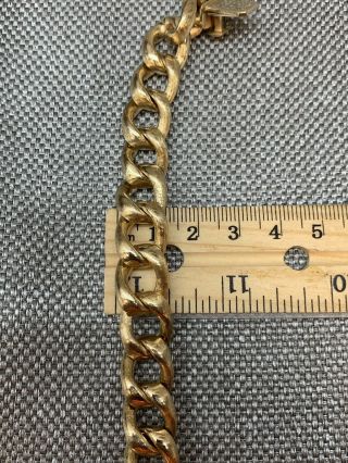 HEAVY 14k Solid Gold Zelman & Friedman Vintage Cuban Link Bracelt 53g 7