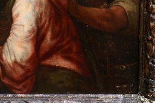 MICHIEL COXIE (1499 - 1592) RARE FLEMISH OIL ON COPPER PANEL - ARREST OF CHRIST 6