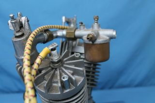 Very Rare Indian Motorcycle Little Indian 1/2 Scale V Twin Engine Tom Sieber 8