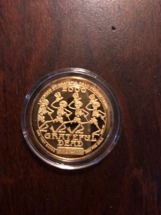 Grateful Dead Gold Coin Rare.  9999 Gold Oz Ounce Of Pure Gold