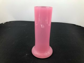 Steuben 1920 " S Pink Cylinder Style Vase Pre - Owned